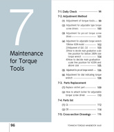 7. Maintenance for Torque Tools