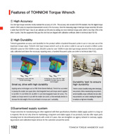 Features of TOHNICHI Torque Wrench