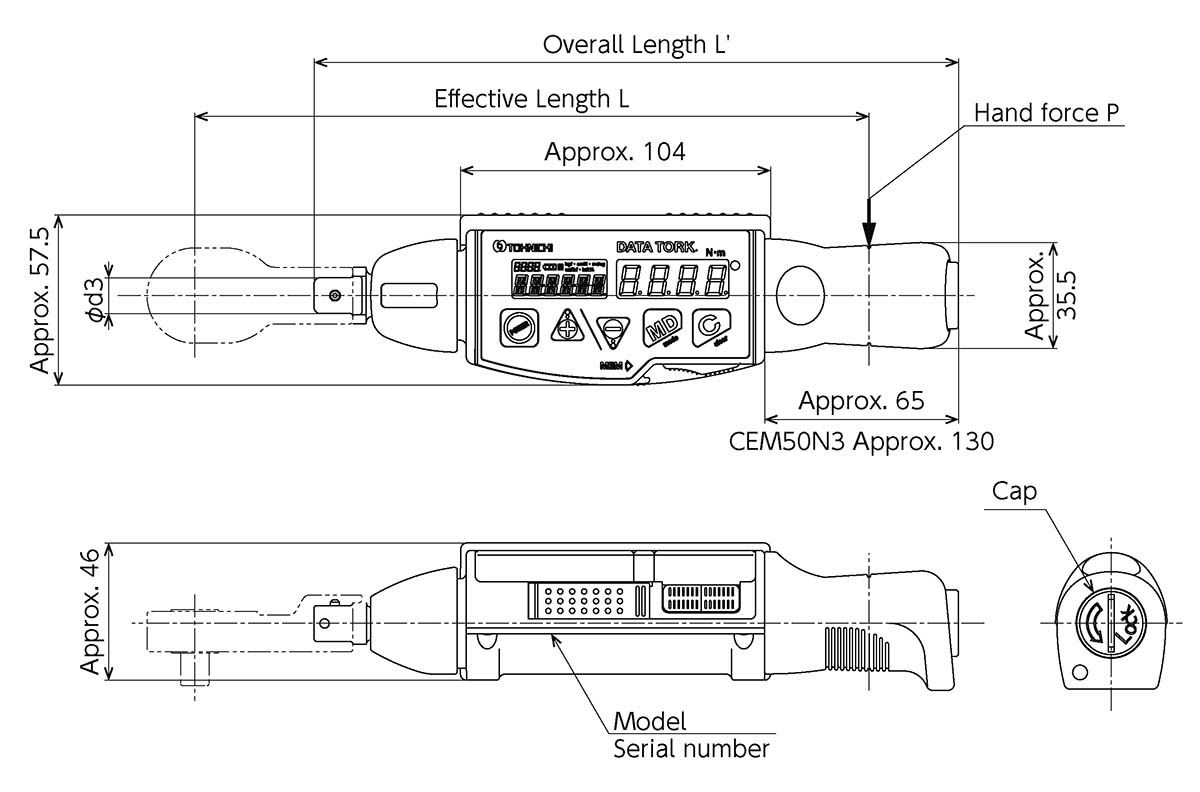 Tohnichi Mfg. Co., Ltd. | Products | CEM3/CEM3-G